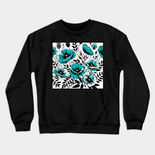 Poppy Flower Crewneck Sweatshirt